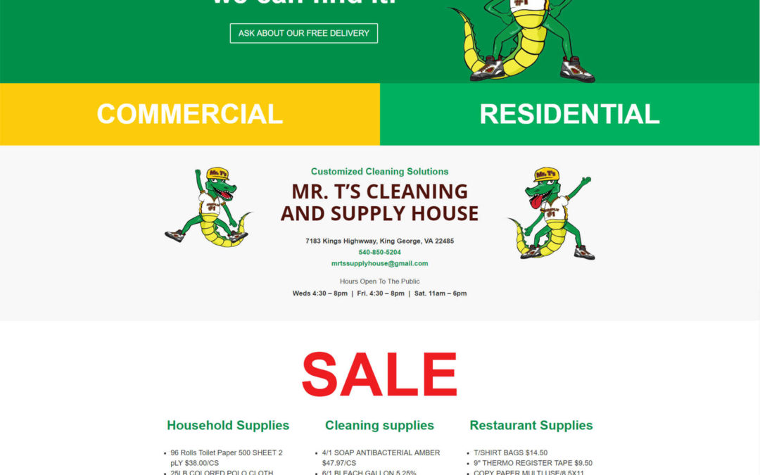Mr T’s Cleaning & Supply House