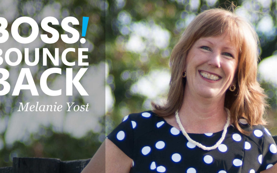 Bounce Back with Melanie Yost at BOSS on September 4th