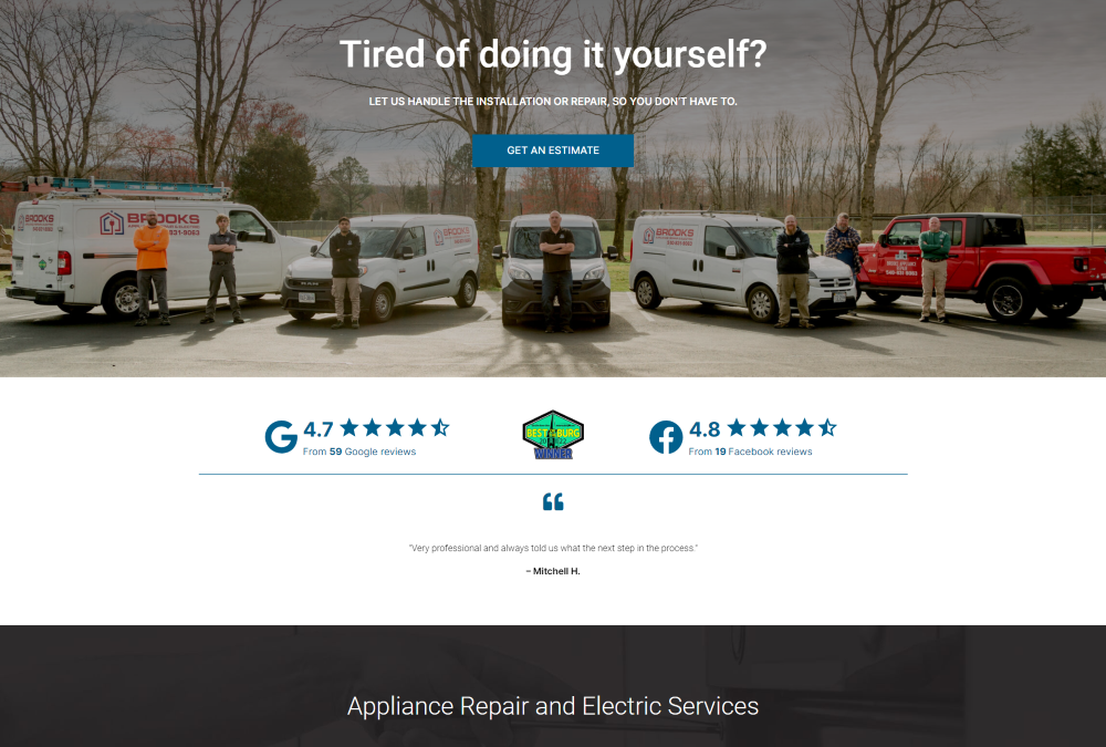Brooks Appliance Repair & Electric
